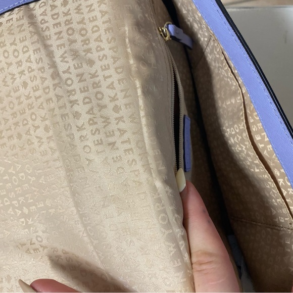 Periwinkle Kate Spade Purse - Picture 5 of 6